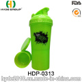 600ml kundengebundene BPA geben pp. Plastikprotein-Schüttelflasche frei (HDP-0313)